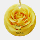 Search for yellow rose christmas tree decorations Petals