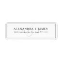 Search for script monogram return address labels Simple