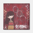 Search for cute japanese magnets Red