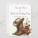 Search for country western save the dates Birthday party