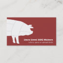 Search for bbq business cards Pig