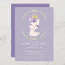 Search for unicorn princess baby shower invitations Floral