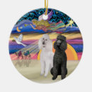 Search for black poodle christmas tree decorations Pets