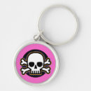 Search for pink skull key rings Pirate