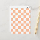 Search for chequered postcards Orange