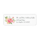Search for pink floral return address stickers Peach
