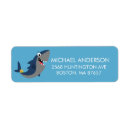 Search for shark return address labels Birthday