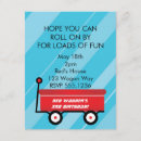Search for red wagon invitations Vintage