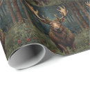 Search for christmas moose wrapping paper Forest