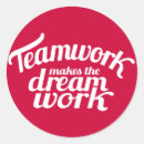 Search for team work stickers Business