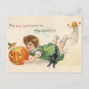 Search for fun halloween postcards Jack o lantern