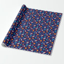 Search for space rocket kids wrapping paper Planets