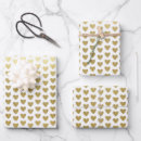Search for gold wedding wrapping paper Bridal shower