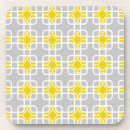 Search for yellow and grey coasters Chic
