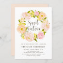 Search for peach sweet 16 invitations Watercolor
