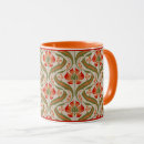 Search for orange damask mugs Floral