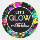 Search for glow in the dark party stickers Birthday