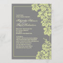Search for yellow and grey wedding invitations Classic