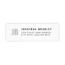 Search for letter return address labels Monogrammed