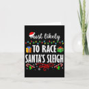 Search for funny sleigh christmas cards Cartoon