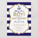 Search for nautical invitations Ahoy its a boy