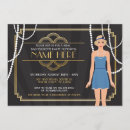 Search for art deco hens party invitations Gatsby