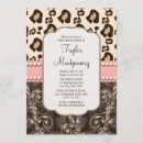 Search for leopard bridal shower invitations Floral