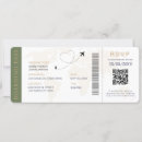 Search for aeroplane ticket wedding invitations Passport