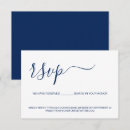 Search for blue wedding rsvp cards Blue and white