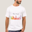 Search for new york skyline tshirts Modern