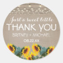 Search for sunflower on burlap wedding stickers Summer