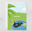 Search for pool party thank you cards Blue