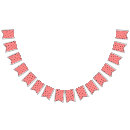 Search for watermelon bunting flags Red