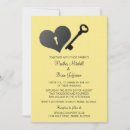 Search for lock and key party invitations Elegant