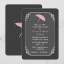Search for pink umbrella invitations Stylish