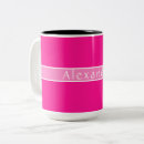 Search for hot pink coffee mugs Modern