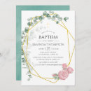Search for rose christening invitations Blush