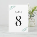 Search for winter wedding table cards Watercolor