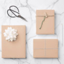 Search for solid peach wrapping paper Plain