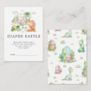 Search for dinosaur diaper raffle tickets Watercolor