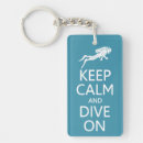 Search for scuba diver key rings Silhouette