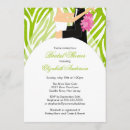 Search for zebra bridal shower invitations Bride