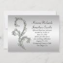 Search for green and silver wedding invitations Formal