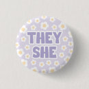 Search for purple daisy badges Cute