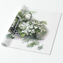 Search for basket wrapping paper Botanical