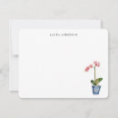 Search for orchid note cards Pink