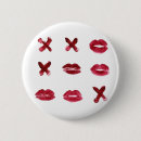 Search for white lips badges Kiss