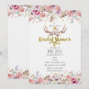 Search for deer bridal shower invitations Floral