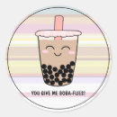 Search for milk tea with boba stickers Kawaii