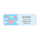 Search for flying pig return address labels Pigs